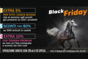 Super Black Friday per tutti i clienti di NonsoloCavallo.it!