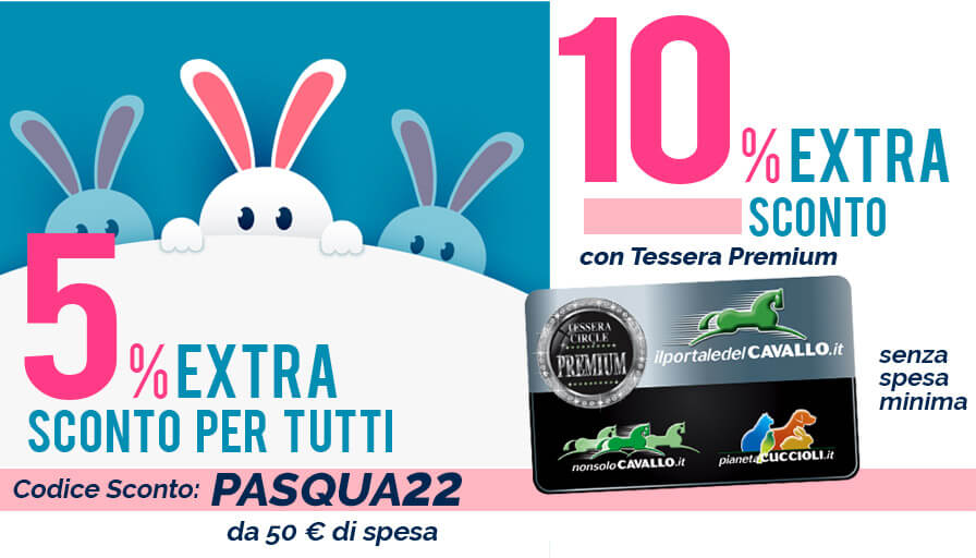 10% Extra Sconto su tutto il Catalogo con Tessera Premium e 5% Extra per tutti 🐣