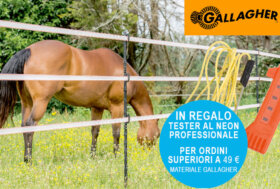 Scopri il regalo riservato agli acquisti Gallagher, il top per le recinzioni elettriche