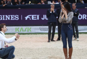 Gessica Notaro dice sì a Filippo Bologni: la proposta a Fieracavalli