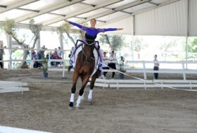 Azzurri del volteggio sugli scudi a Samorin