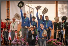 Campionati del Mondo di Reining: l’Italia conquista un oro e due argenti a squadre