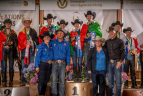 Campionati del Mondo di Reining: il Team Italia Young Reiners è medaglia d’oro a Givrins