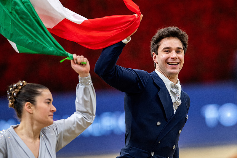 Coppa del Mondo di Volteggio: Rebecca Greggio e Davide Zanella, un Pas de deux tutto d’oro
