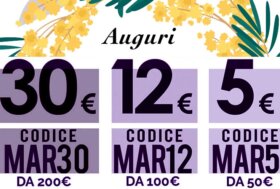 Buoni Sconto da usare su ciò che vuoi… Festa della Donna