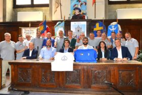 Firenze Polo tribute at Piazza di Santa Croce