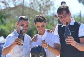 Mattia Santini con il suo Japhira vincono il Gran Premio della Domenica nel concorso nazionale di Borgo Hermada