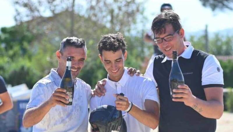 Mattia Santini con il suo Japhira vincono il Gran Premio della Domenica nel concorso nazionale di Borgo Hermada