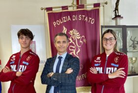 Davide Vitale e Martina Ferrari nel Gruppo Sportivo delle Fiamme Oro