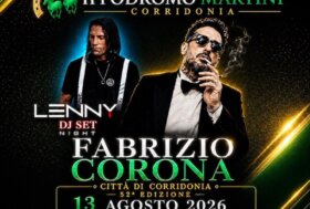 Gran Premio Città di Corridonia: il 13 agosto Fabrizio Corona ospite d’onore della gestione Caroli
