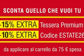 L’estate continua: la Promo con Extra Sconti fino -15% sta invece per finire